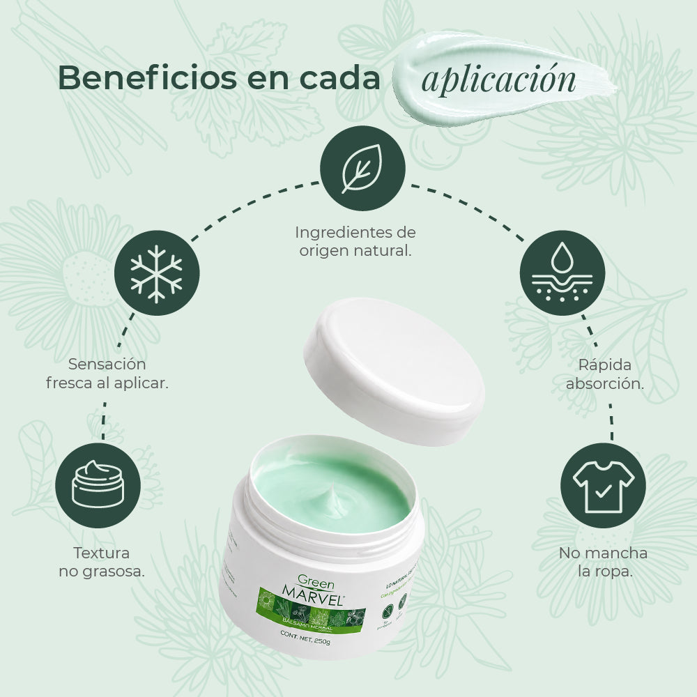 Green Marvel 250g 4 pzs + 1 GM bolsillo (50g)