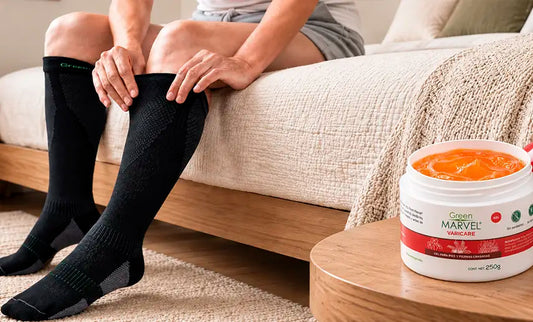 Alivio para Piernas Cansadas: Gel Refrescante vs Medias de Compresión