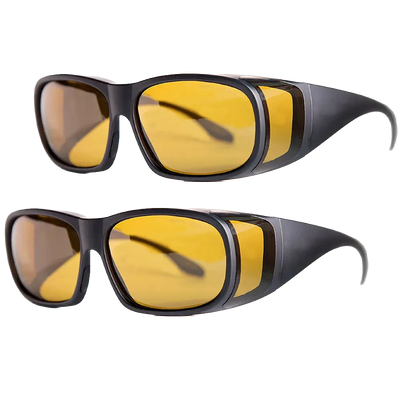 Lentes de sol Eagle Eyes® Fit Ons Black 2x1
