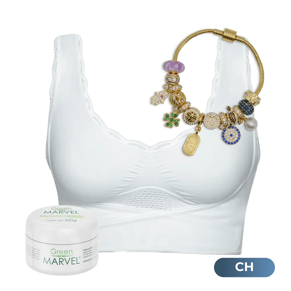 Pulsera Fortunara + Liberty Bra Blanco + 1 GM 50g