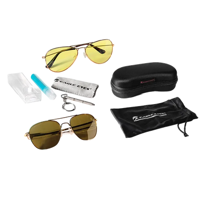 Eagle Eyes® Freedom Gold Kit - 2x1 + Estuche + Kit de limpieza