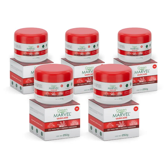 Green Marvel Varicare 4pzs + 1 de regalo