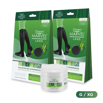 Green Marvel Legs 2 pzs + 1 GM 120g de regalo