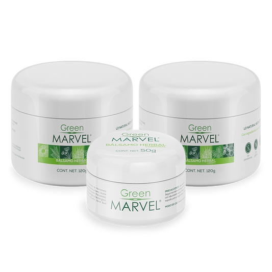 Green Marvel 120g 2 pzs + 1 GM BOLSILLO (50G) de regalo