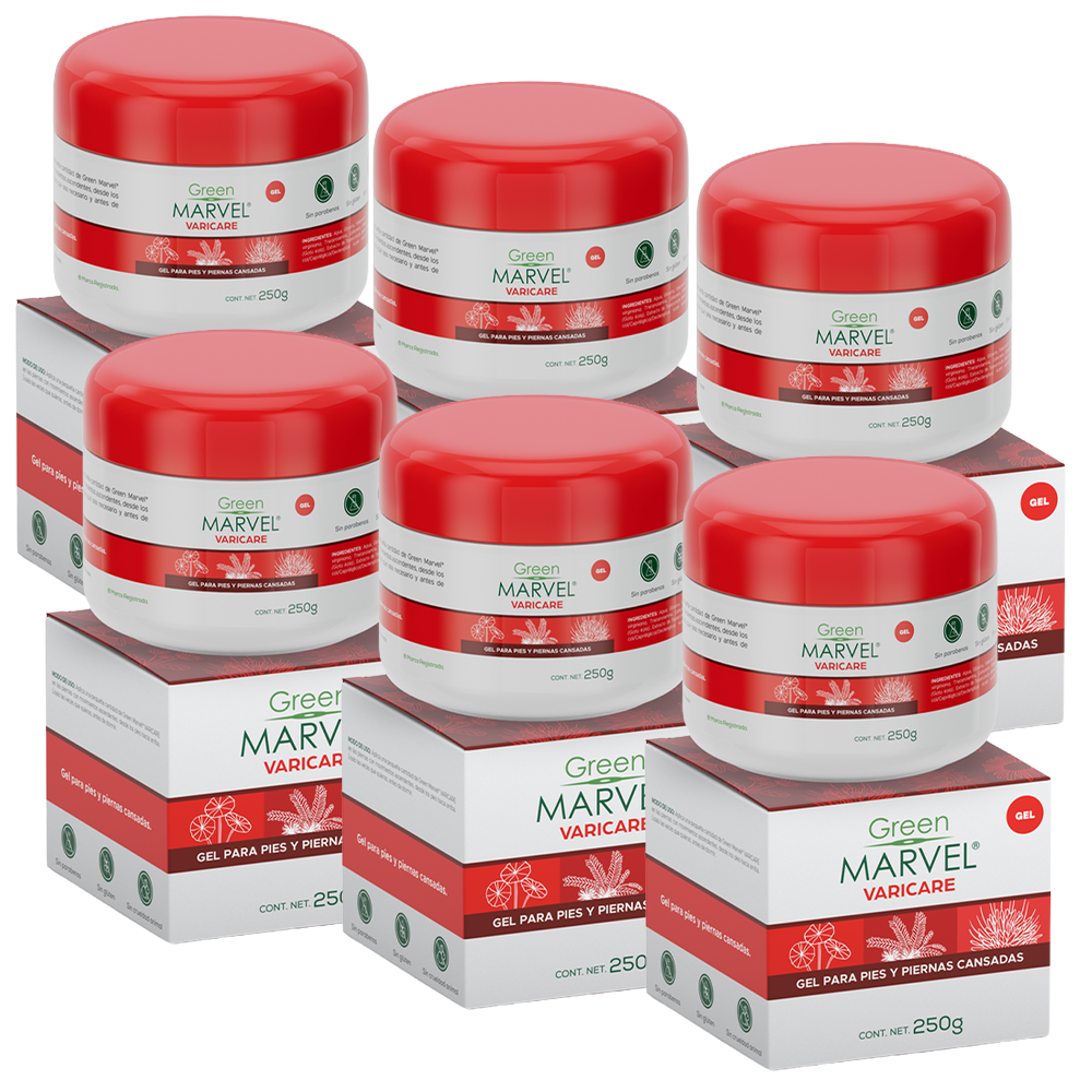 Green Marvel Varicare 250g 6 pzs
