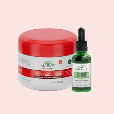Green Marvel Varicare 250g 4 pzs + 1 GM Booster