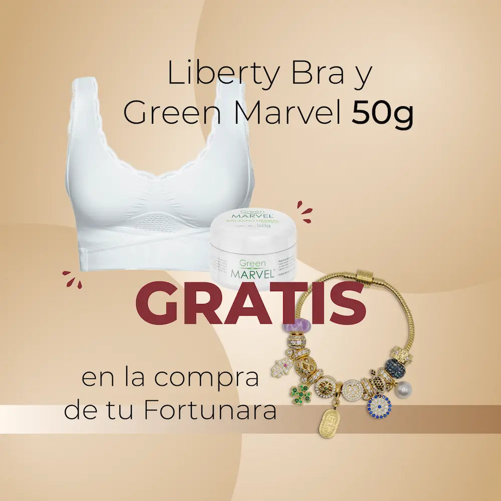 Pulsera Fortunara + Liberty Bra Blanco + 1 GM 50g