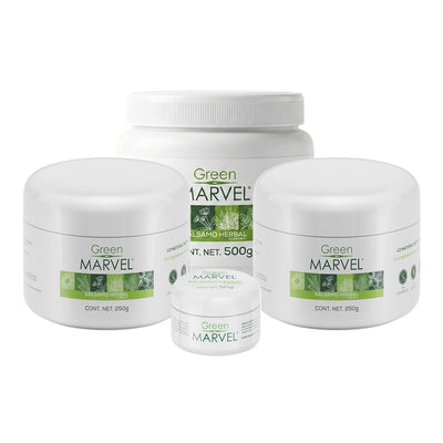 Green Marvel 500g 1 pz + 2 GM 250g + 1 GM de bolsillo (50g)
