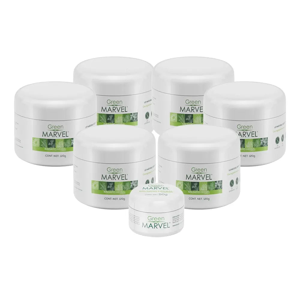 Green Marvel 120g 6 pzs + 1 GM de bolsillo (50g)