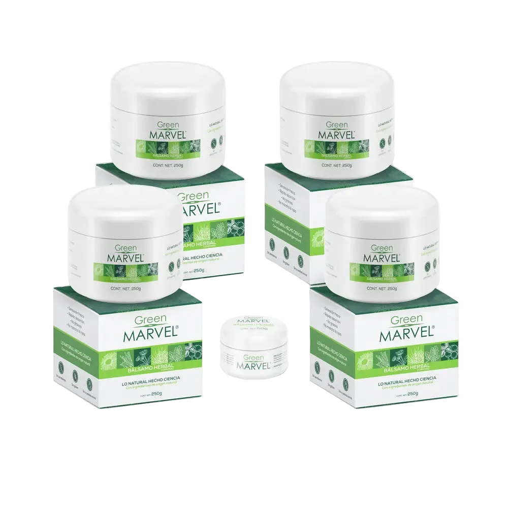 Green Marvel 250g pack with four pieces and a 50g GM bolsillo, featuring vibrant green packaging for healthy snacks.