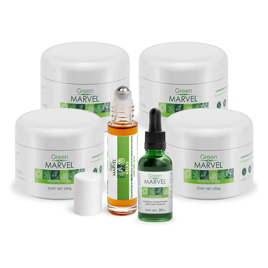 Green Marvel 250g 4x1 + 1 Booster + RollOn Aromaterapia