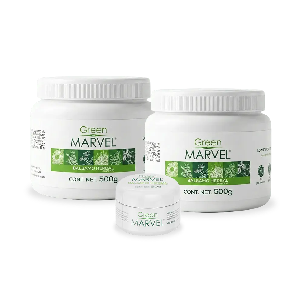 Green Marvel 500g 2 pzs + 1 Green Marvel 50g