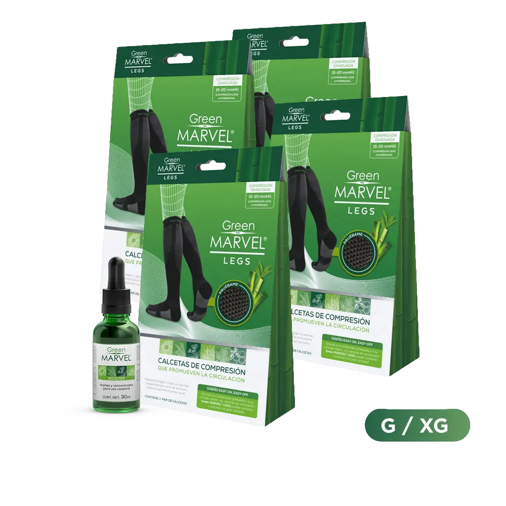 Green Marvel Legs 4 pzs + 1 pz Green Marvel Booster