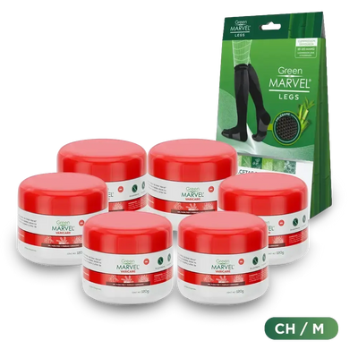 Green Marvel Varicare 6 pzs 120g + 1 Green Marvel Legs