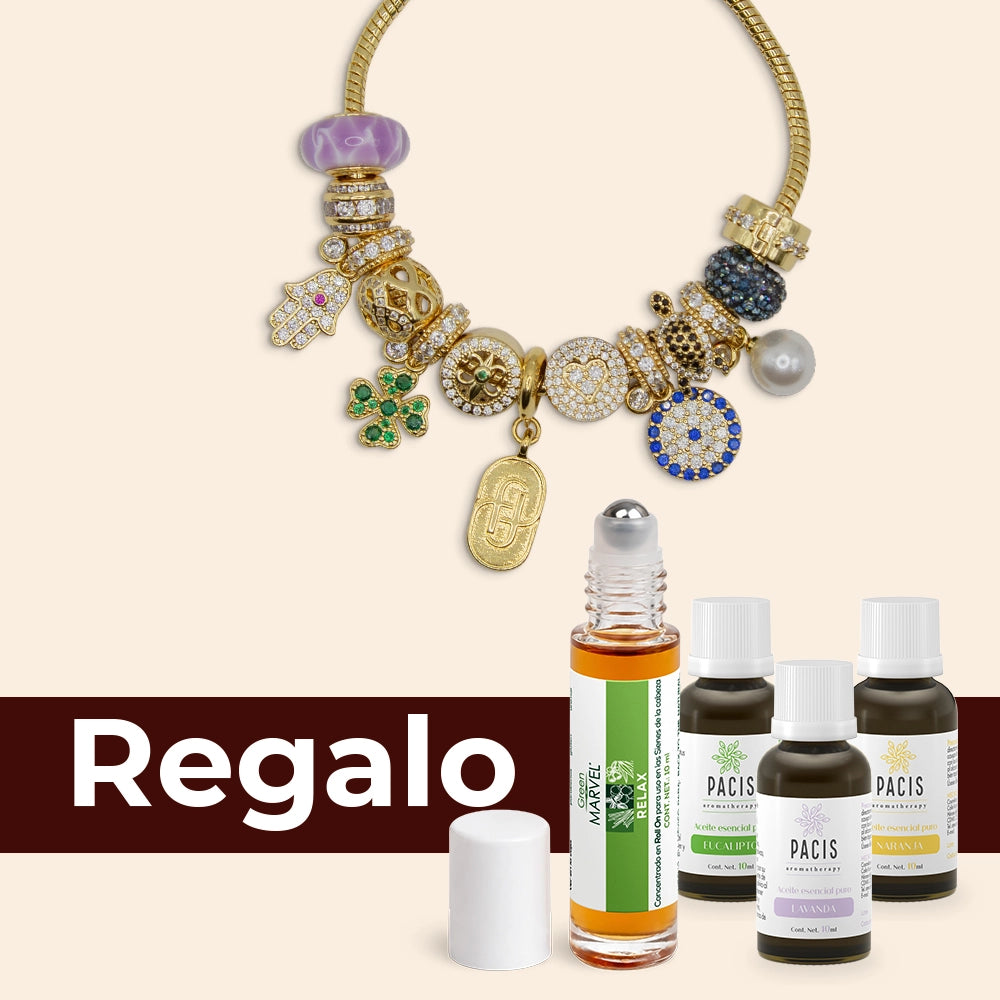 Pulsera Fortunara + Kit de Esencias + 1 RollOn de Aromaterapia