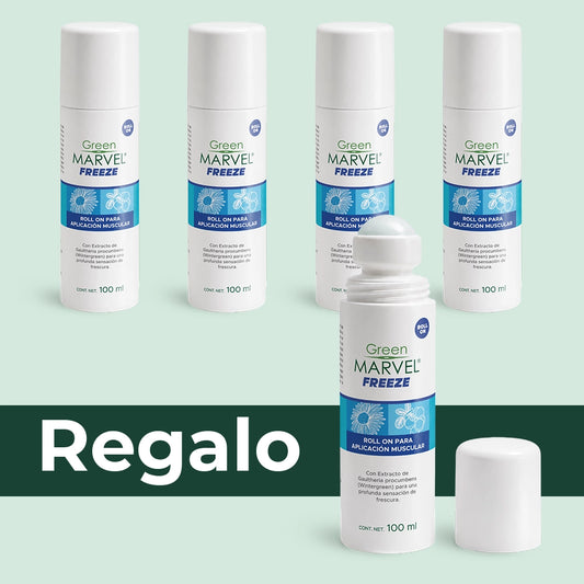 Green Marvel Freeze 4pz + 1 GM Freeze de regalo