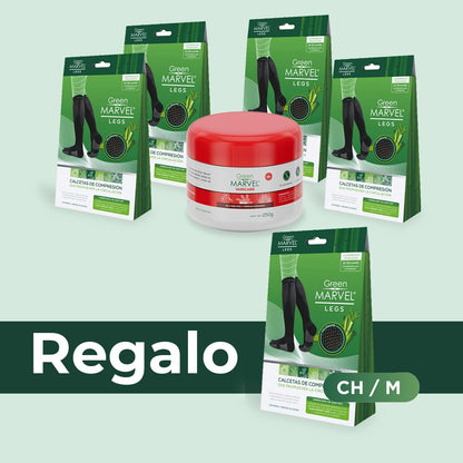 Green Marvel Legs 4pzs + GMVaricare250g + 1GMLegs de regalo