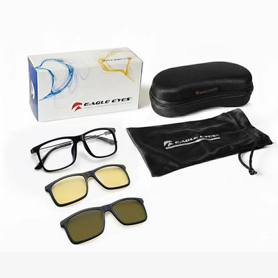 Lentes de sol Eagle Eyes® SuperSight Sistema 3 en 1-5-InovaMX