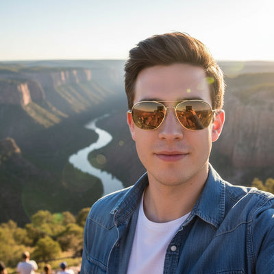 Lentes de sol Eagle Eyes® Freedom Gold-5-InovaMX